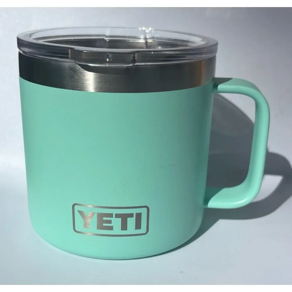 Yeti Rambler Stackable Mug in Seafoam ~ 14Oz